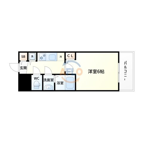 メインステージ大阪　North　Markの間取り|メインステージ大阪　North　Mark　間取り