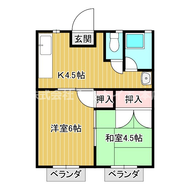 八女クリスタルハイムの間取り