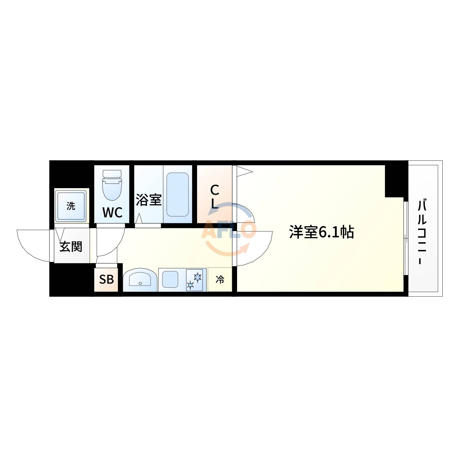 プレサンス新大阪クレスタの間取り|プレサンス新大阪クレスタ　間取り
