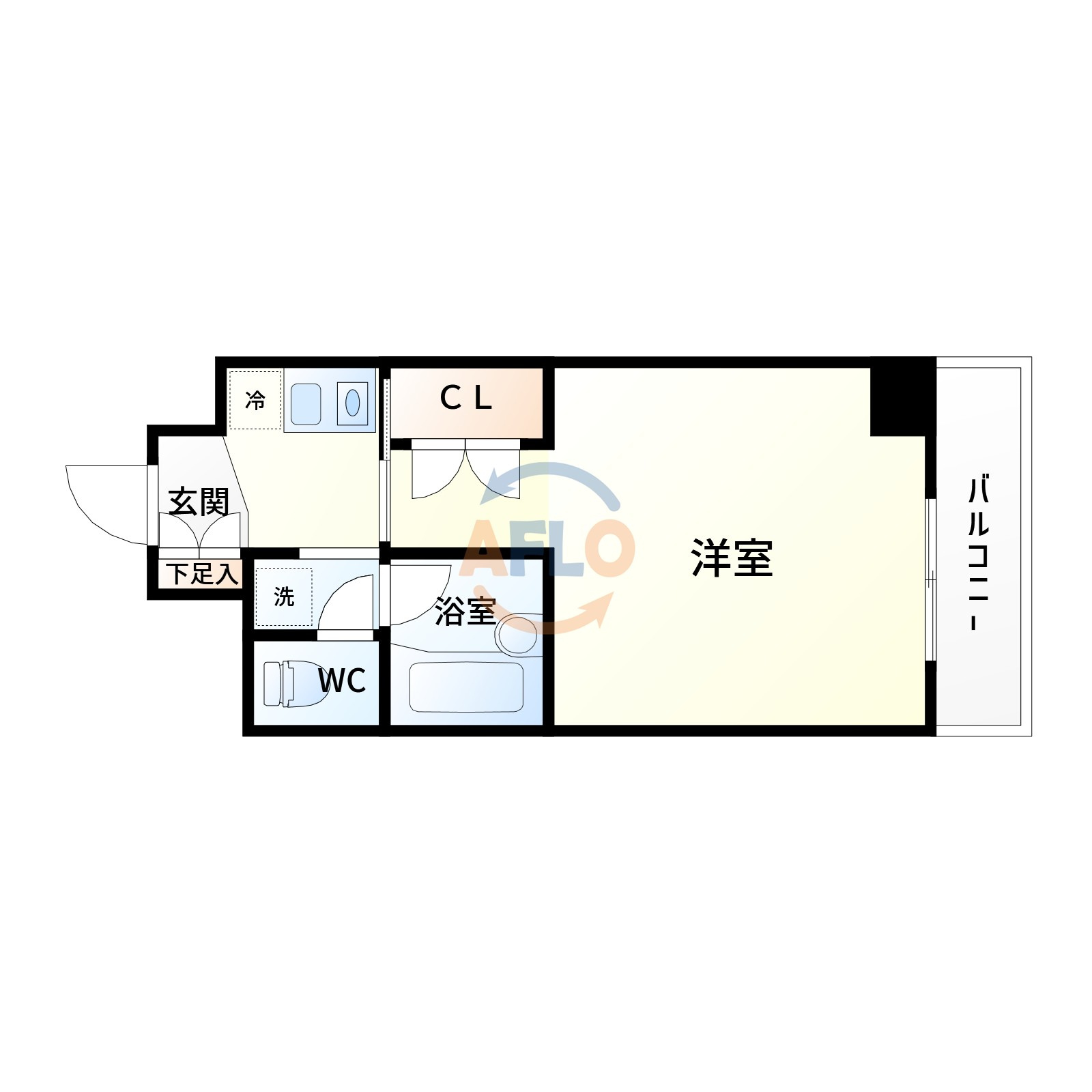 パレーエスポワール三国の間取り|間取り