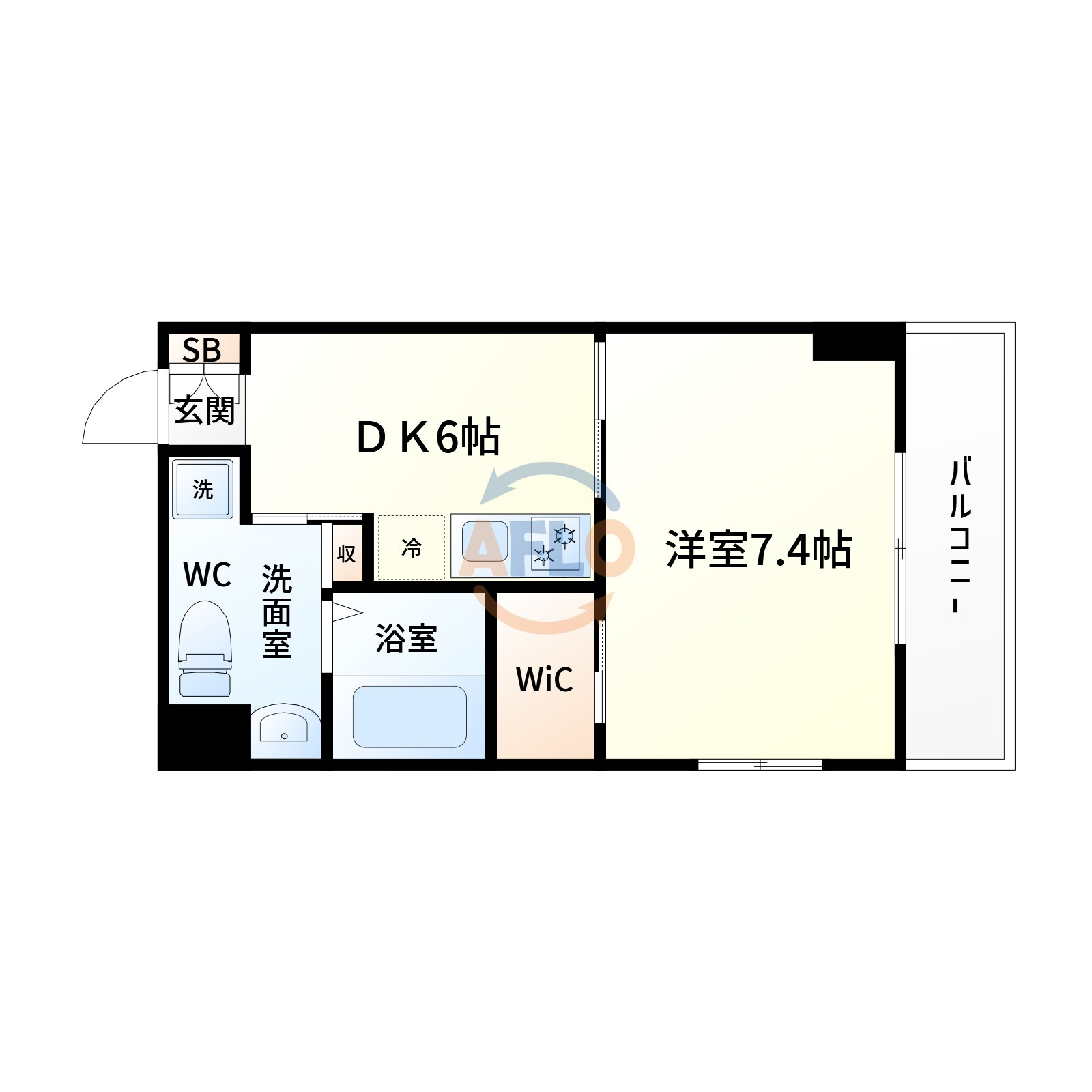 アエラスの間取り|間取り