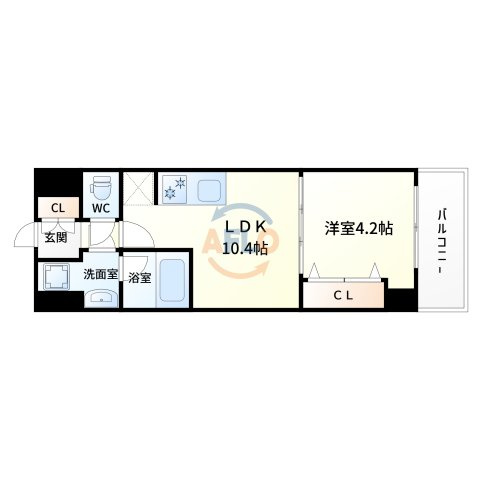 スプランディッド新大阪VIの間取り|スプランディッド新大阪VI　間取り