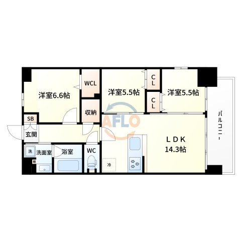 グランジュテの間取り|間取り