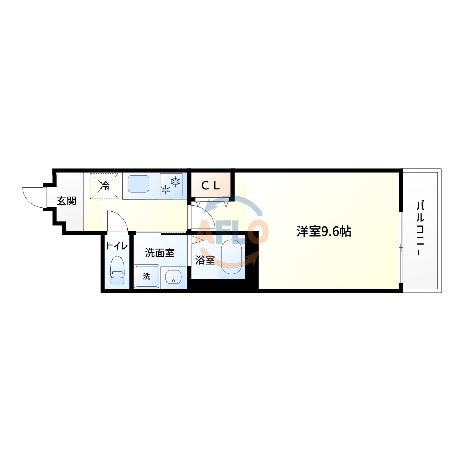 レシェンテ江坂の間取り|間取り