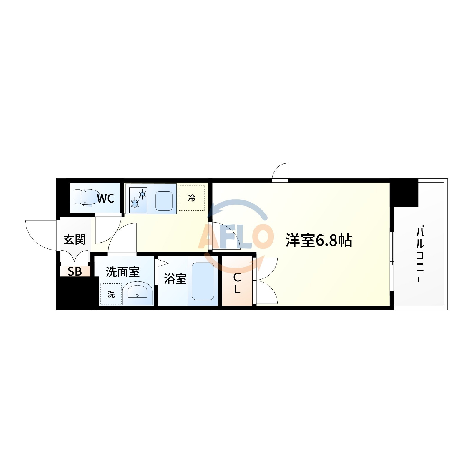 Live Flat Tsukamotoの間取り|間取り