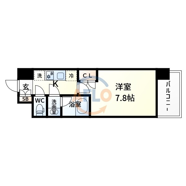 パークフラッツ江坂の間取り|パークフラッツ江坂　間取り