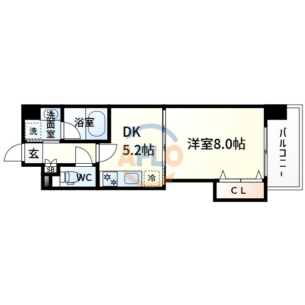 アミュゼ新大阪の間取り|ア・ミュゼ新大阪　間取り