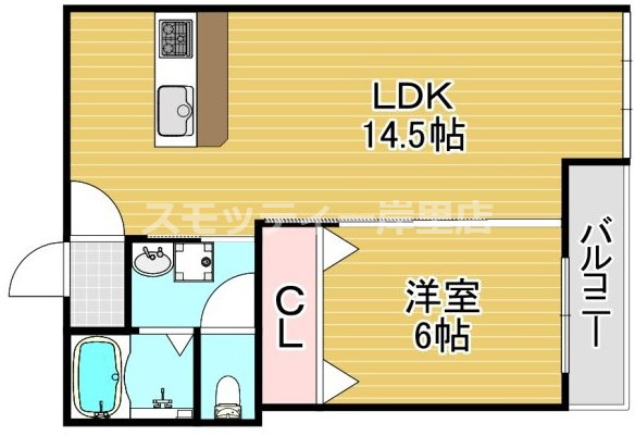 エスコーポ北島の間取り