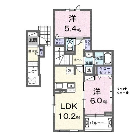 ラヴィアンローズの間取り