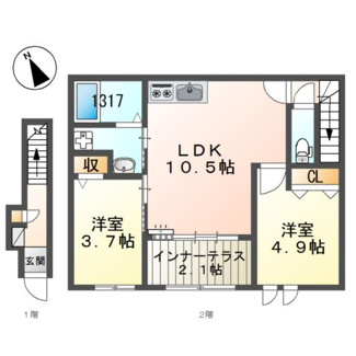 【間取り】 | コントレイル糸引