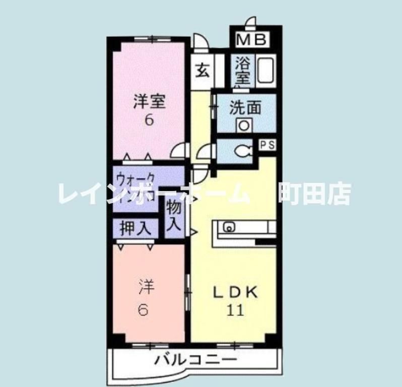 アルドーレ　芹沢※初期費用分割あと払いサービス利用可能物件の間取り