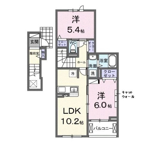ラヴィアンローズの間取り