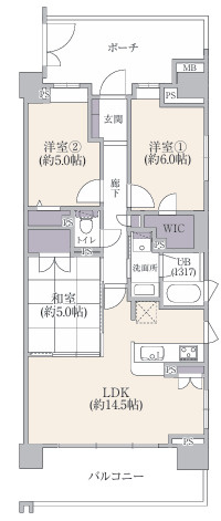 クレストスカイウイングの間取り