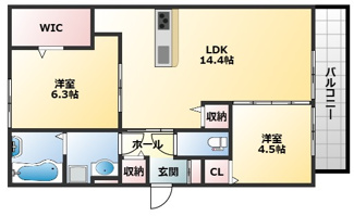 【間取り】 | トリシアノーステラス