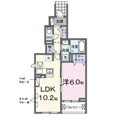 ラヴィアンローズの間取り