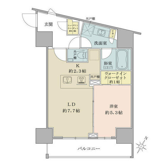 【間取り】 | ザ・パークワンズ品川戸越