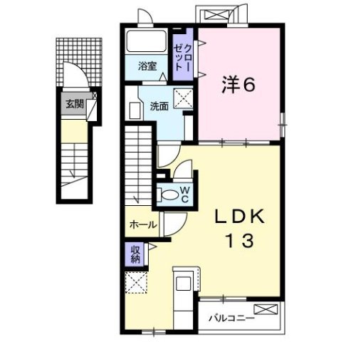 ロワール戸崎の間取り