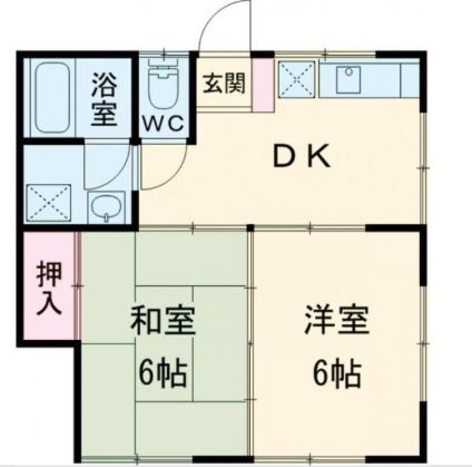 【間取り】 | ライフメイト高徳ハイツ・マンション