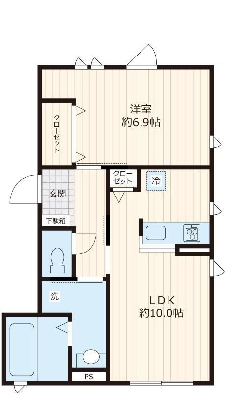 Ｌｉｅｎ　Ｐａｕｌｉｅｒの間取り|間取りです。