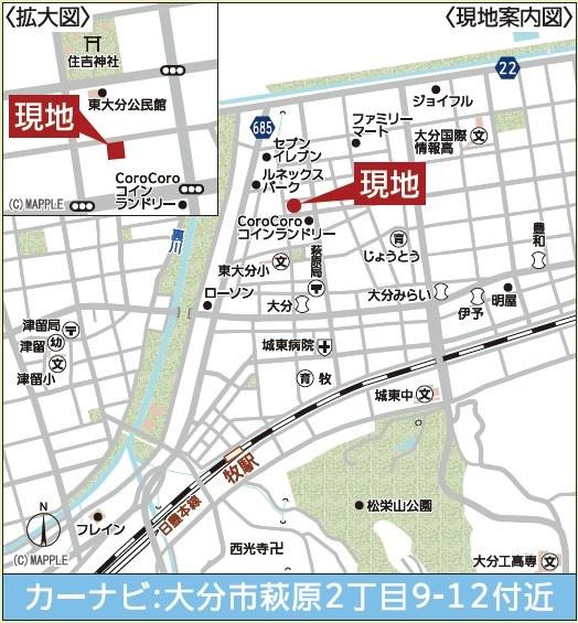 萩原第3-1号棟のその他|現地案内図です。
