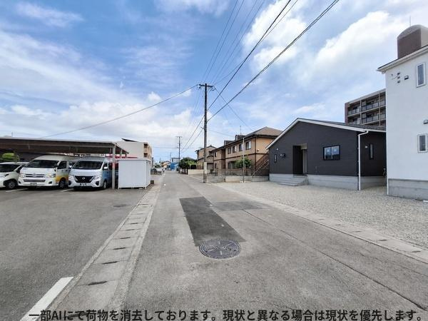 萩原第3-1号棟の前面道路含む現地写真|前面道路含む現地写真です