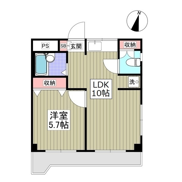 サンシティ末広の間取り