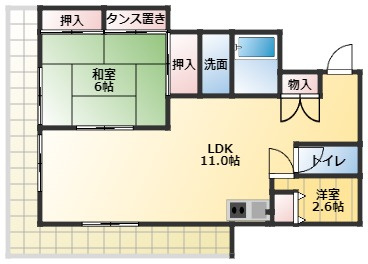 K-FLAT川戸の間取り