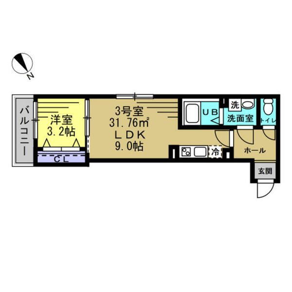 Glam南流山の間取り