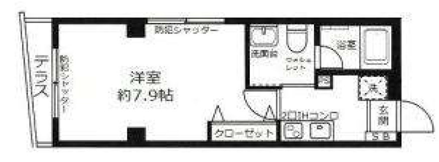 アセット瑞江の間取り