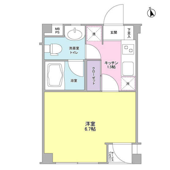 【間取り】 | カルディア荏原中延