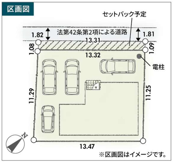 【区画図】 | 秦野市堀西　限定１棟　新築住宅