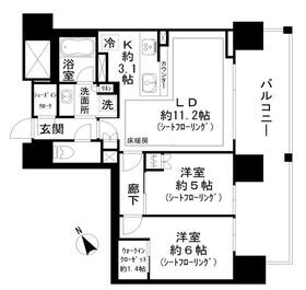 ザ・パークハウス愛宕虎ノ門の間取り