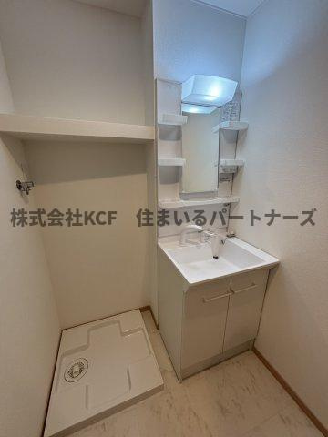 メゾンソレイユ久留米Aの洗面所