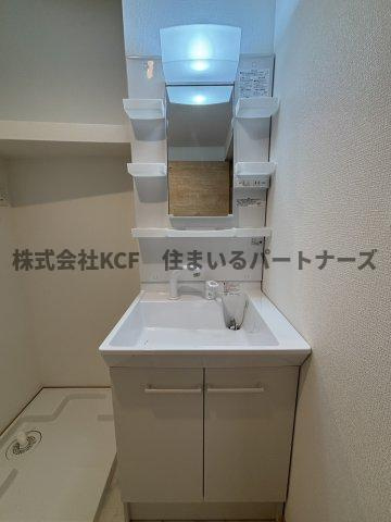 メゾンソレイユ久留米Aの洗面所