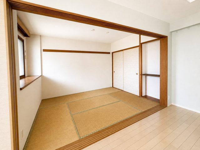 ライオンズステーションプラザ安城の和室|LDK続き間「6畳の和室」