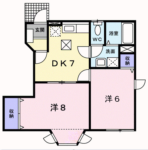 【仲介手数料：50％OFF】対象物件！の間取り