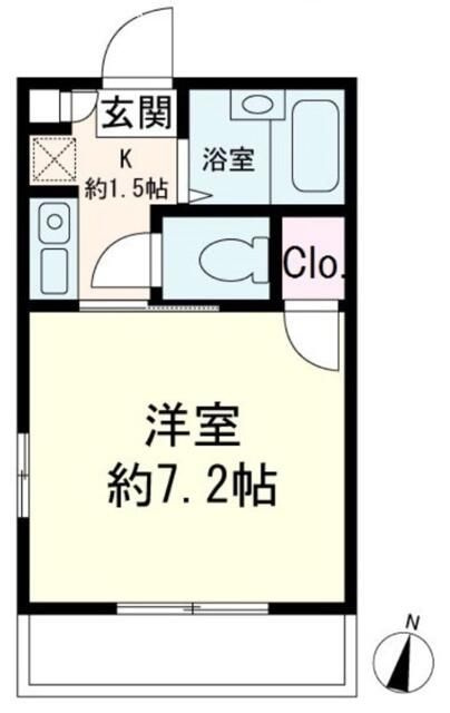 レスコート蕨の間取り