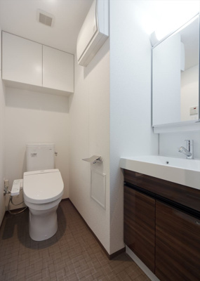 【トイレ】 | DIPS大山東町 | 落ち着いた色調のトイレです