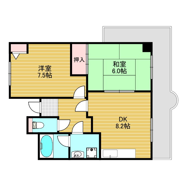 セントラルパーク東三国の間取り