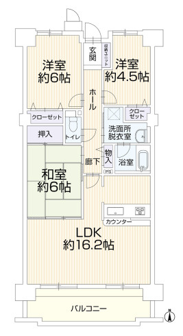 サンハウス小幡緑地東の間取り