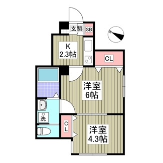 【間取り】 | ヒルサイド西が丘
