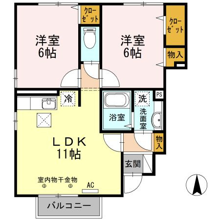 カモミール台町の間取り