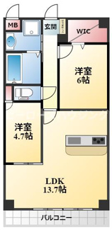 【間取り】 | トリニティ豊中本町