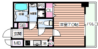 【間取り】 | ミラージュパレス北梅田