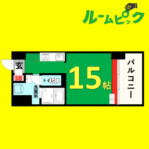 S-FORT六番町　名古屋市賃貸　仲介手数料無料の間取り