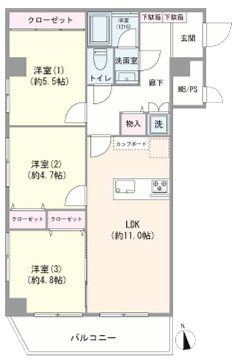 トーア大森マンションの間取り