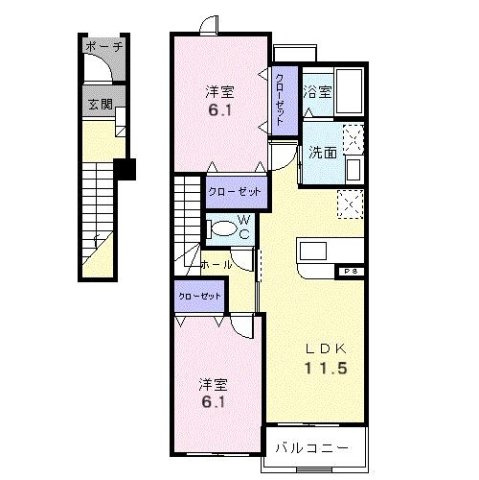 ラフィネの間取り