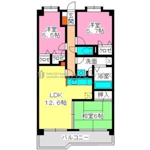 【間取り】 | エスポワール21 | 現況優先です。