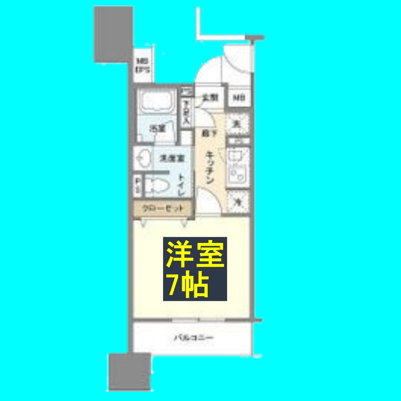 フレールコート東別院の間取り