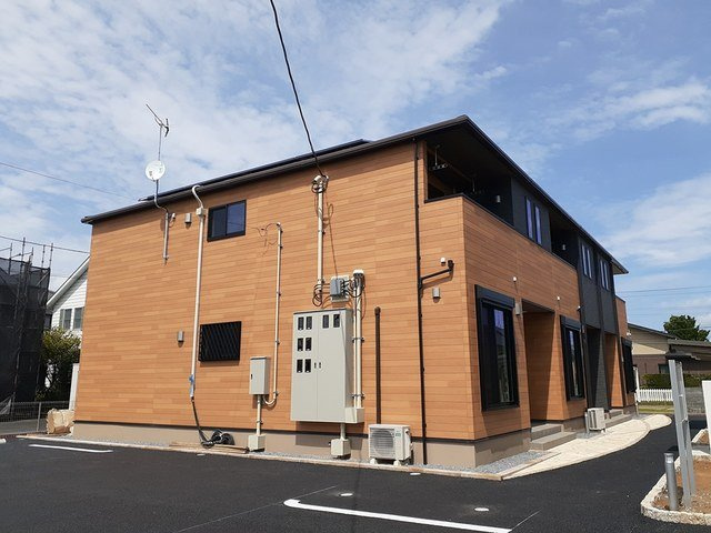 アルドールの外観|2階建てアパートです